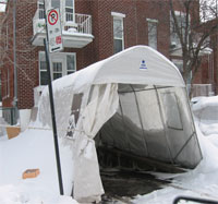 photo: Sim22, a winter car shelter